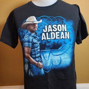 2011 Jason Aldean tour t-shirt Adult Medium black